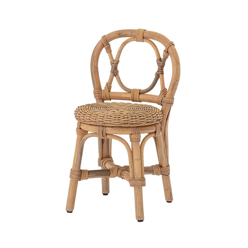 woven rattan kids chair