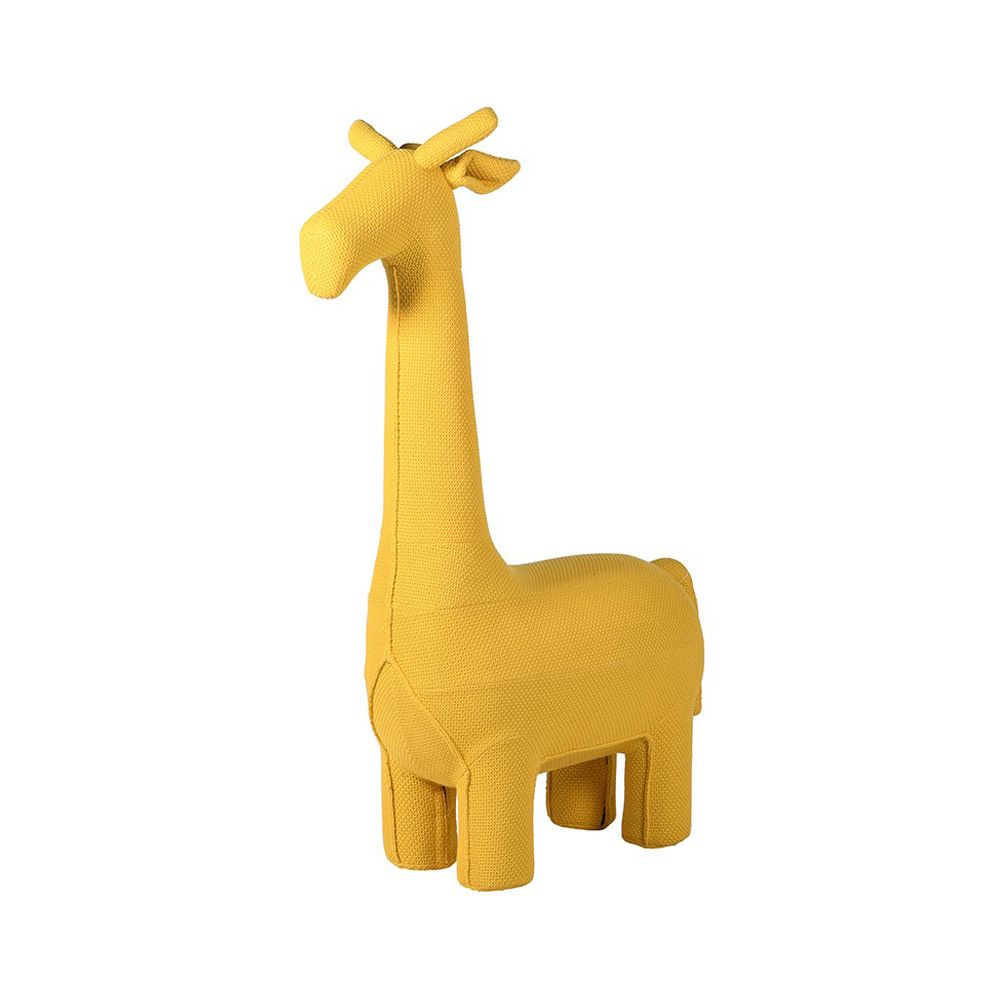 yellow giraffe stool