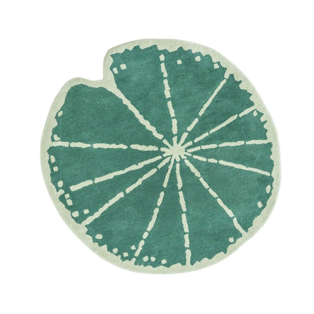 a green lilypad shaped ug