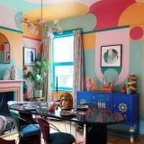 luxurious colourful dining room