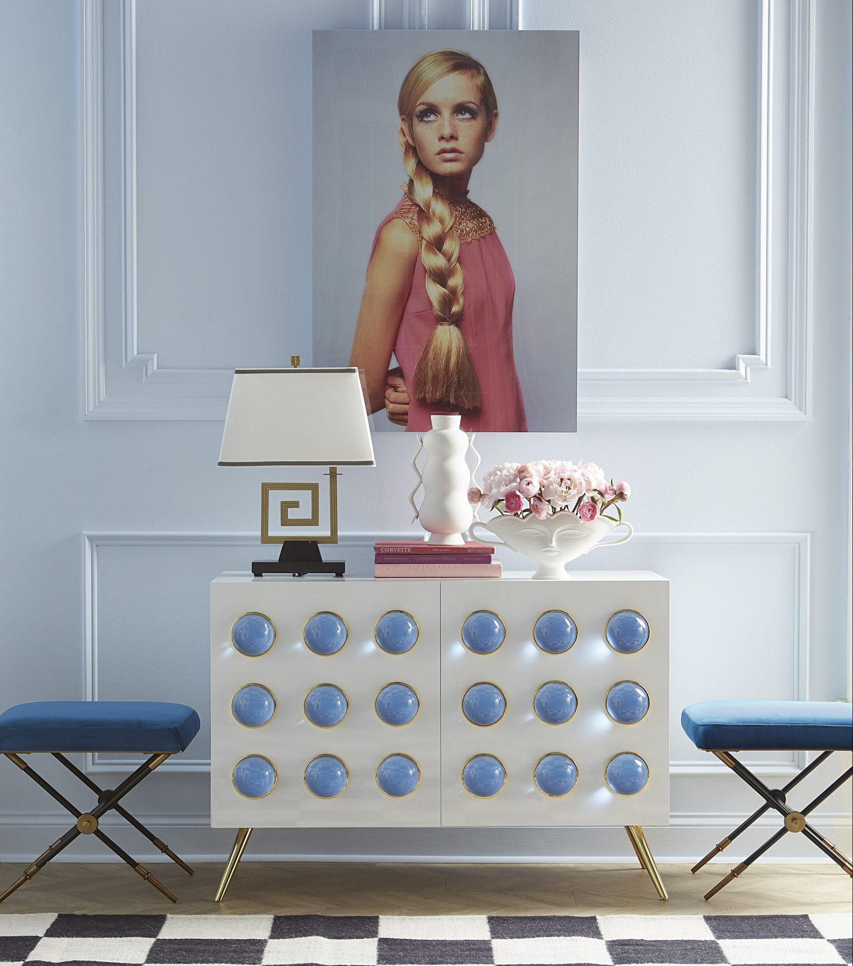 luxurious globo credenza 