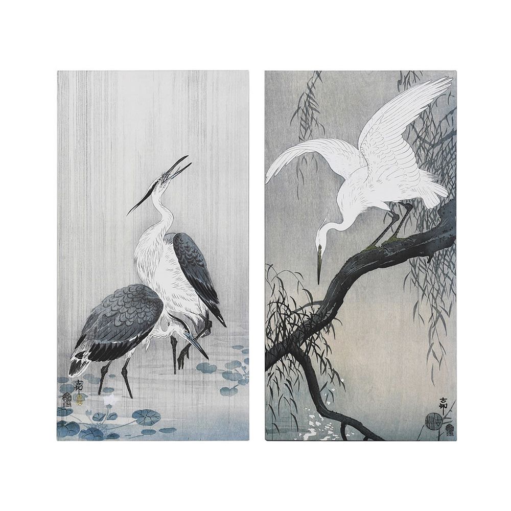 Saki Heron Prints - Set of 2