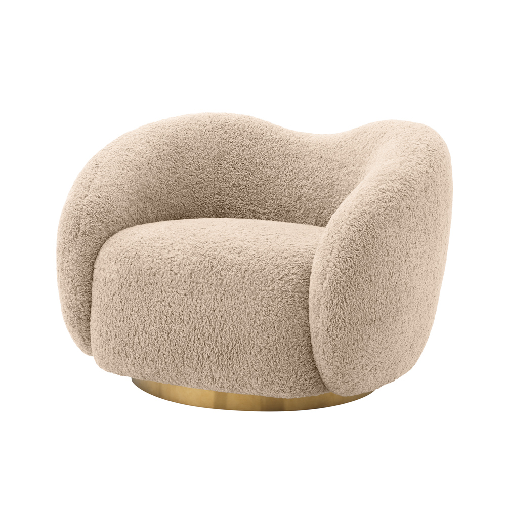 Eichholtz Diego Swivel Chair - Canberra Sand