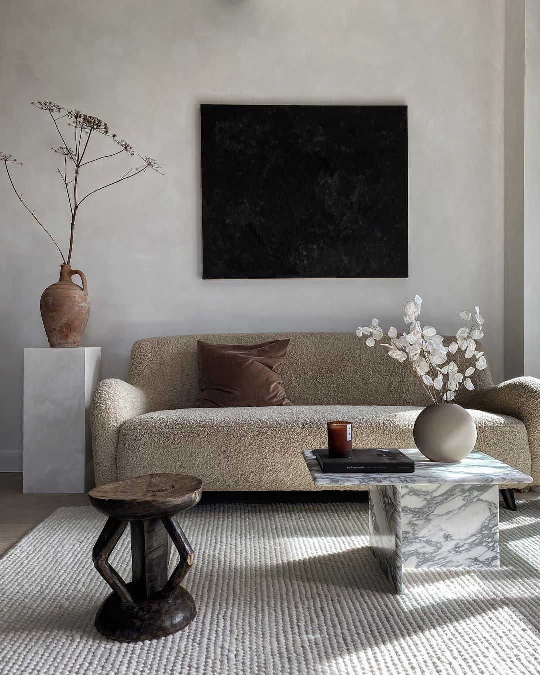 A luxurious natural-toned living room | Svante Sofa