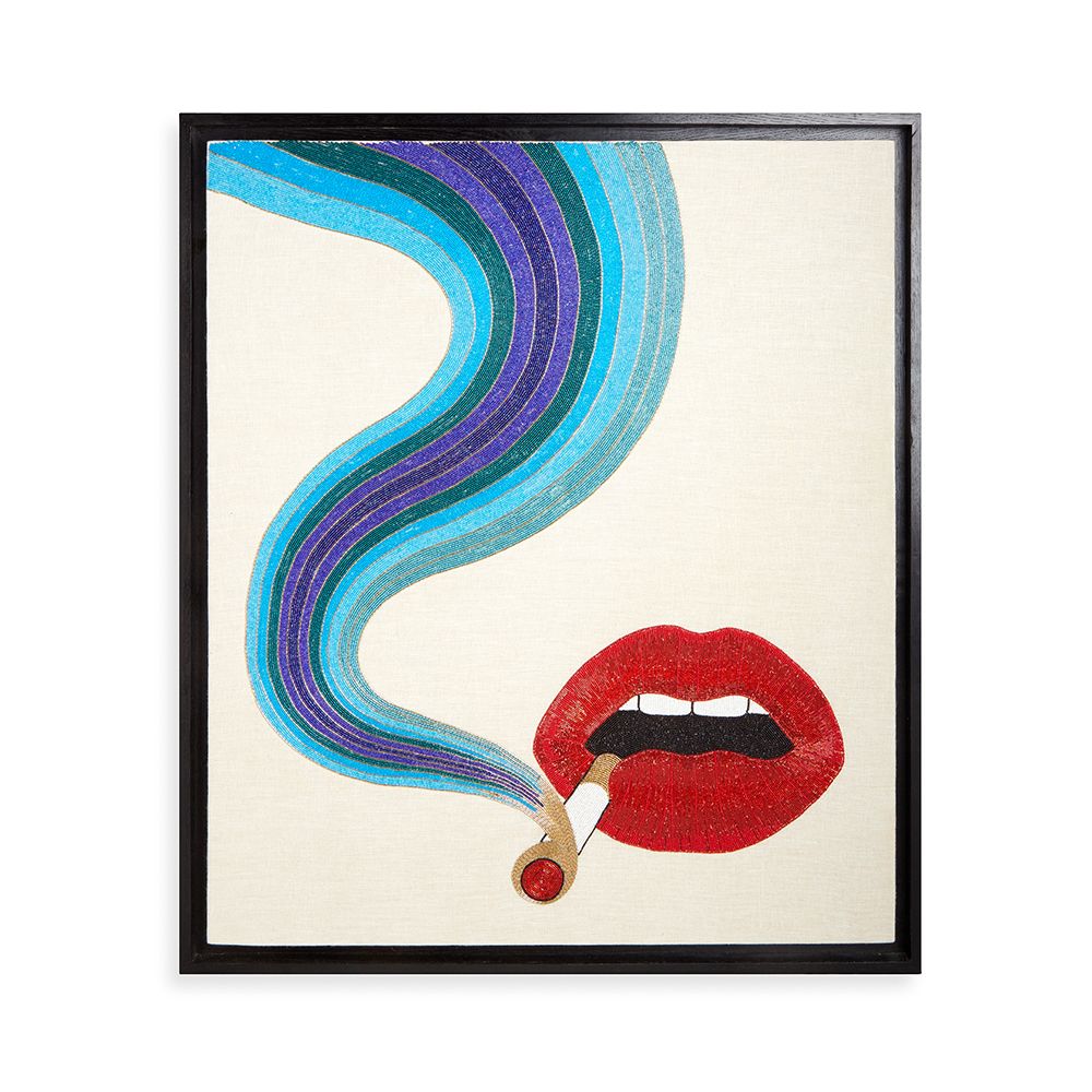 Jonathan Adler Smolder Beaded Wall Art