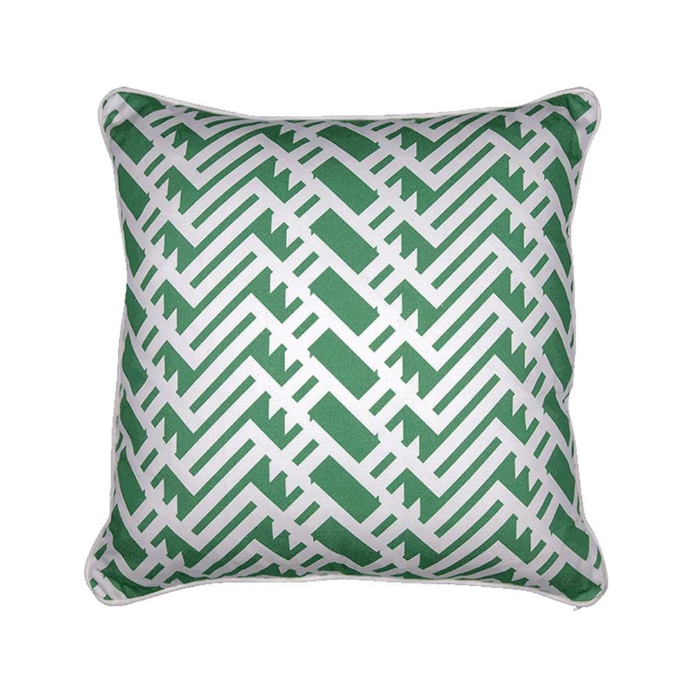 Evie & Skye Penn Cushion - Green