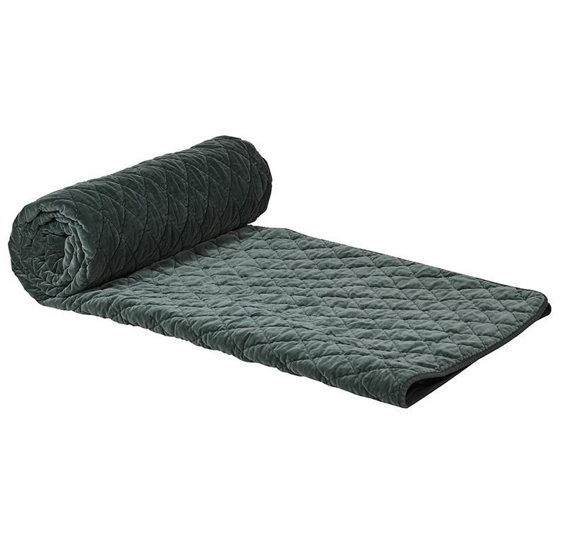 Lush Velvet Quilt - Green