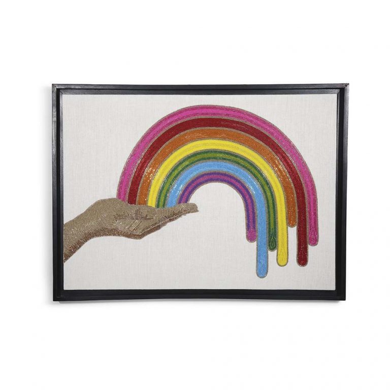 Jonathan Adler Rainbow Beaded Wall Art