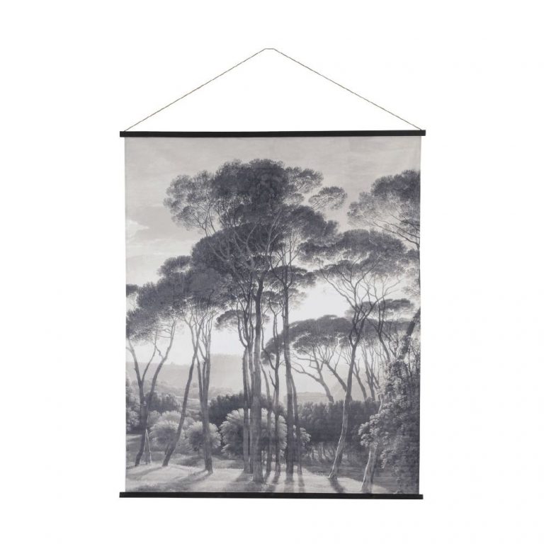 Monochrome Forest Wall Hanging