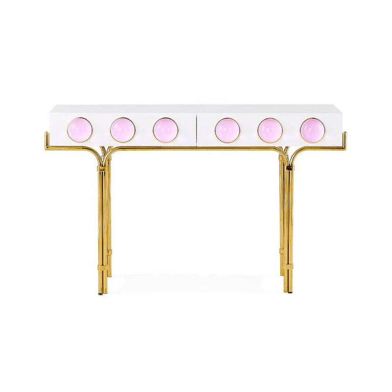 Jonathan Adler Globo Console - Pink - Limited Edition