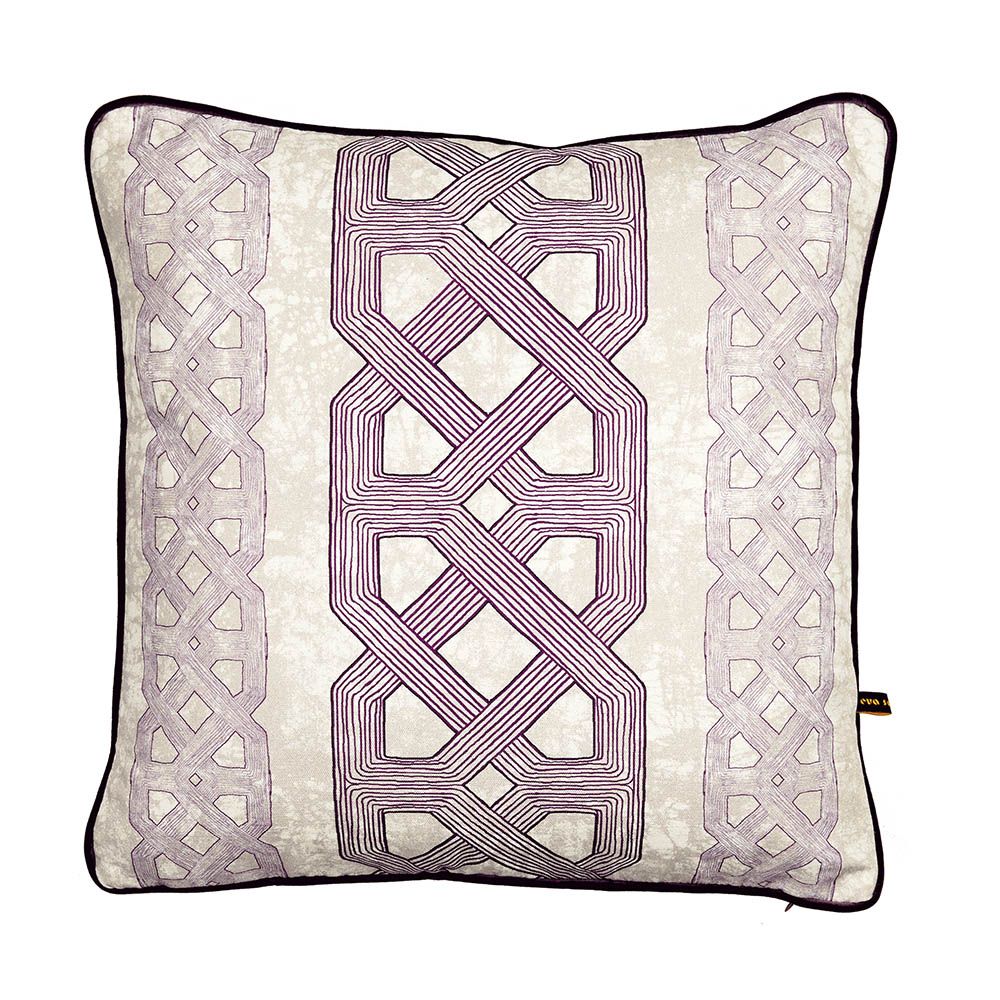 Eva Sonaike Ala Cushion - Purple