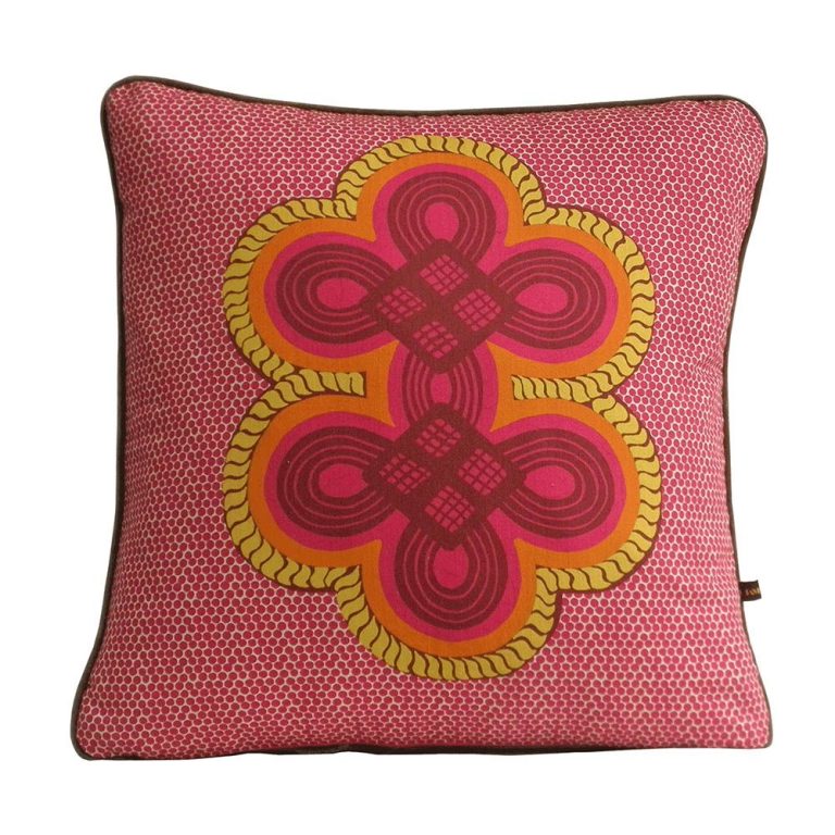 Eva Sonaike Ona Cushion - Pink