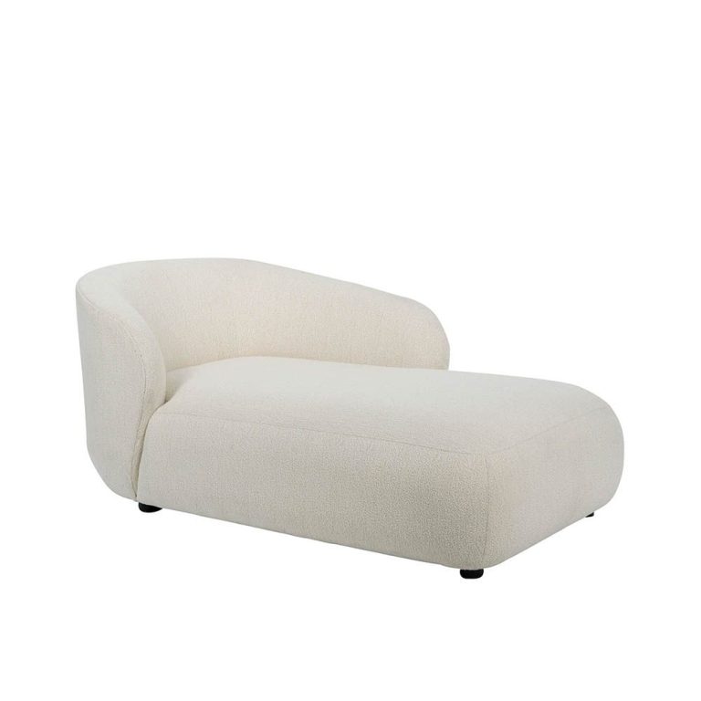 Lisette Chaise Longue - Boucle Cream