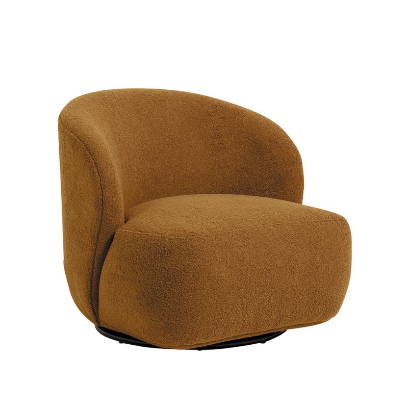 Blanc D'Ivoire Lisette Swivel Armchair