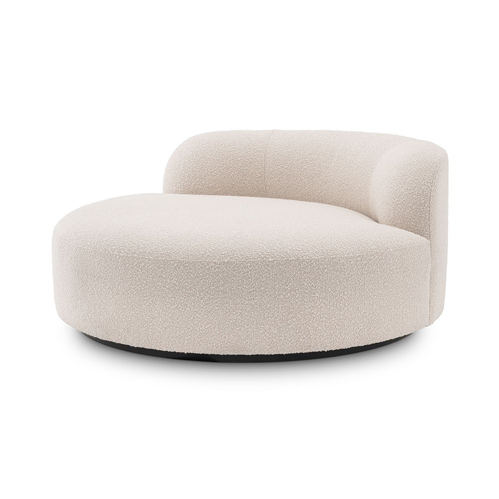 Bjorn Round Sofa - Boucle Cream