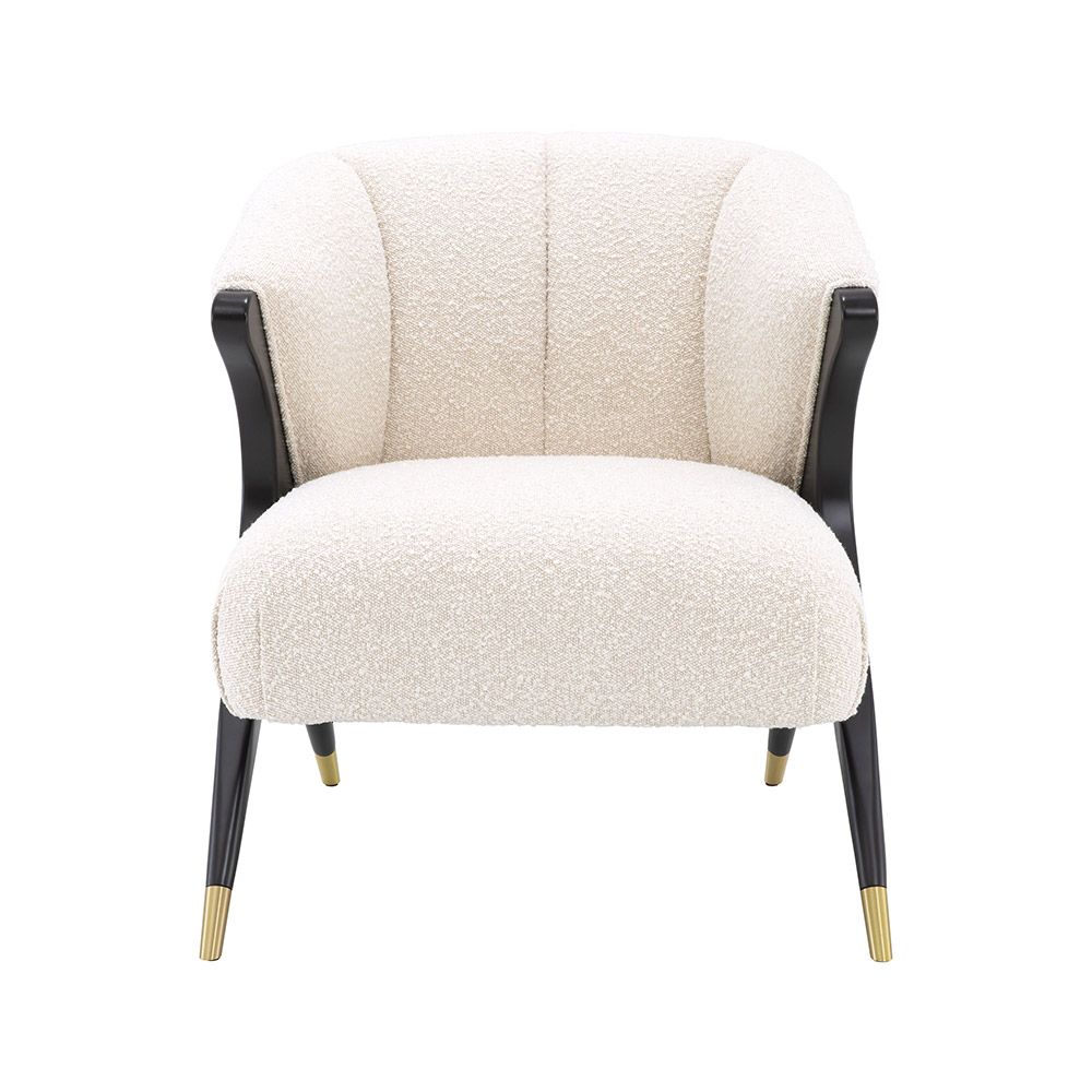 Eichholtz Pavone Armchair - Boucle Cream