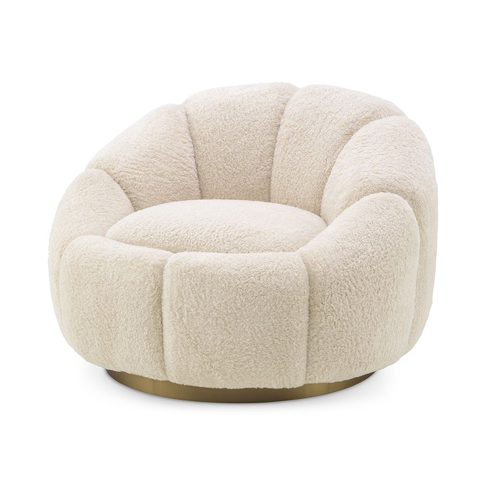 Inger Swivel Chair - Brisbane Cream