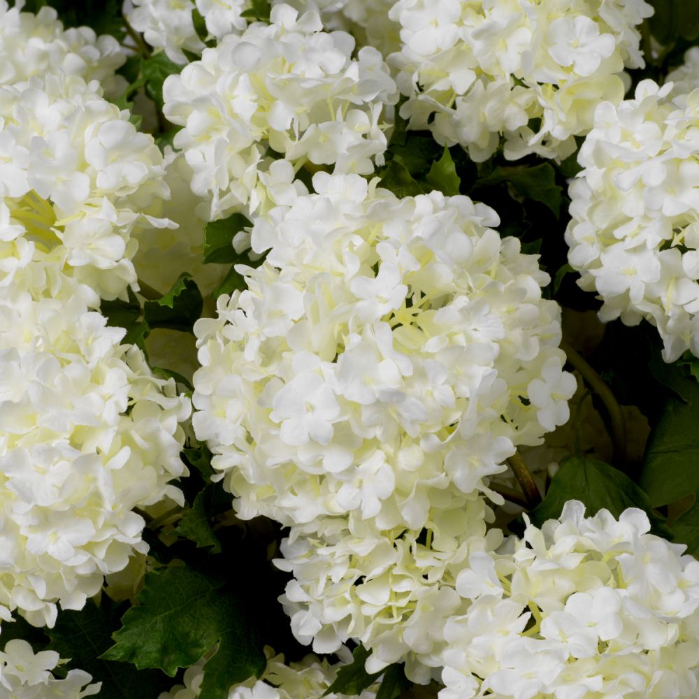 Real Touch Bouquet of Hydrangeas - 36 pcs - White