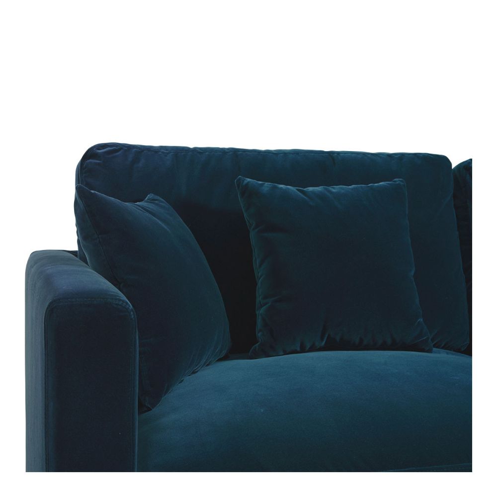 Angie Corner Sofa - Peacock Blue