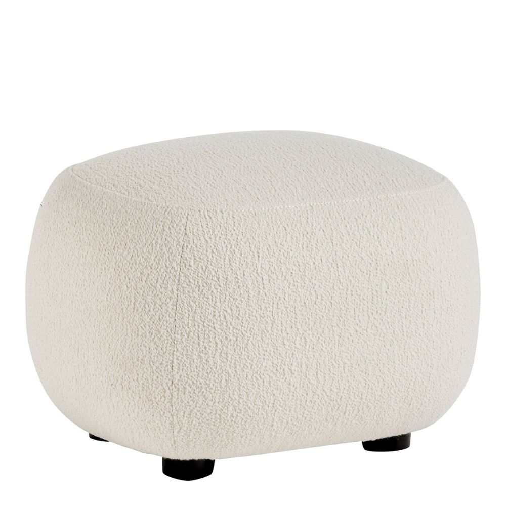 Lisette Ottoman - Bouclé Cream