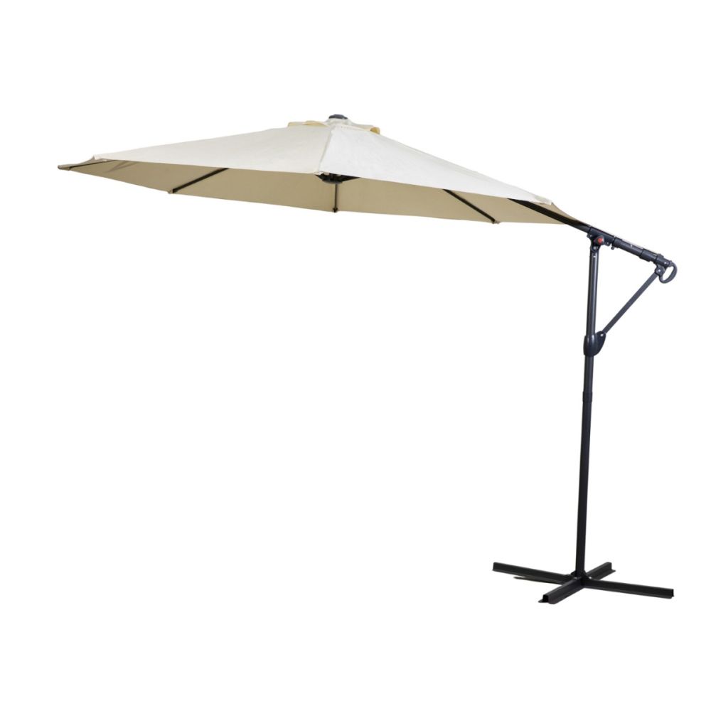 Fornillo Cantilever Parasol - Cream - 3m