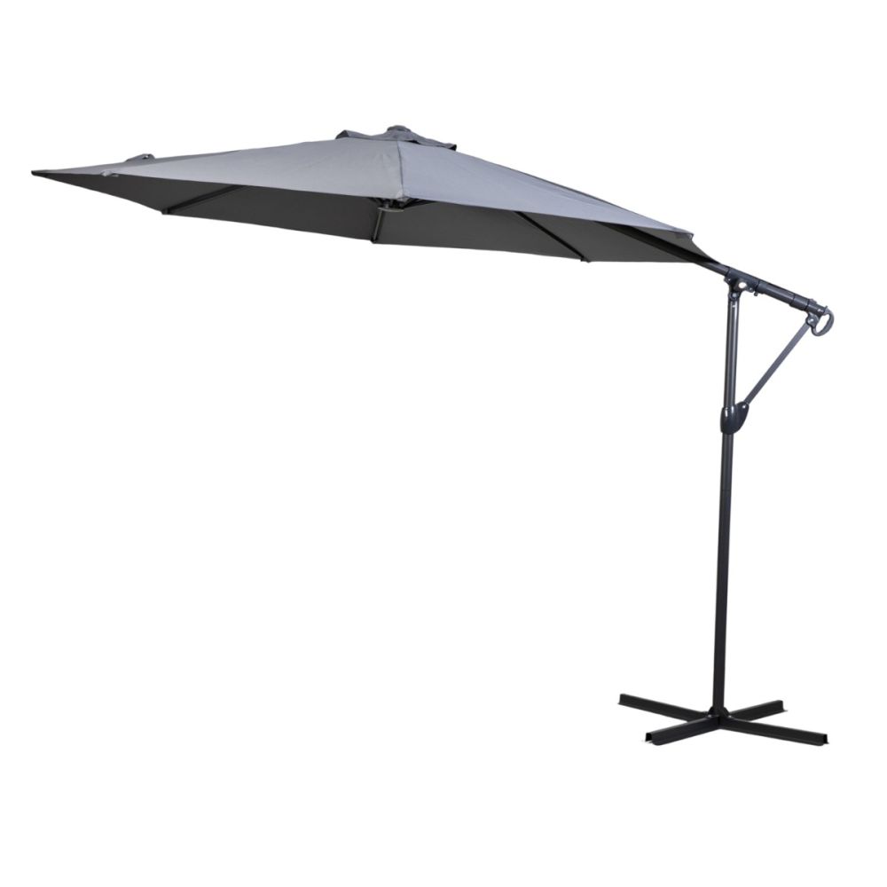 Fornillo Cantilever Parasol - Grey - 3m