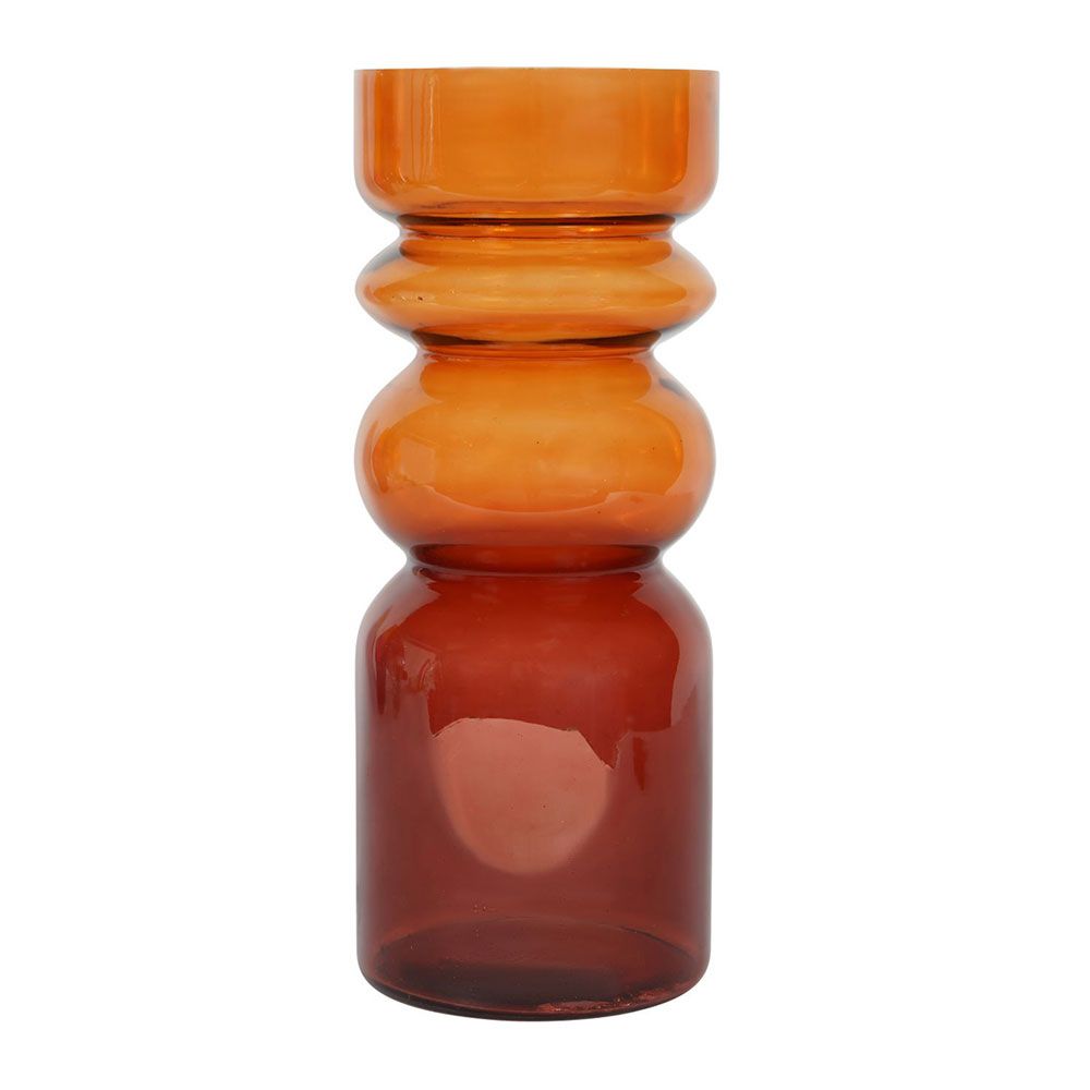 Amora Glass Vase - Orange