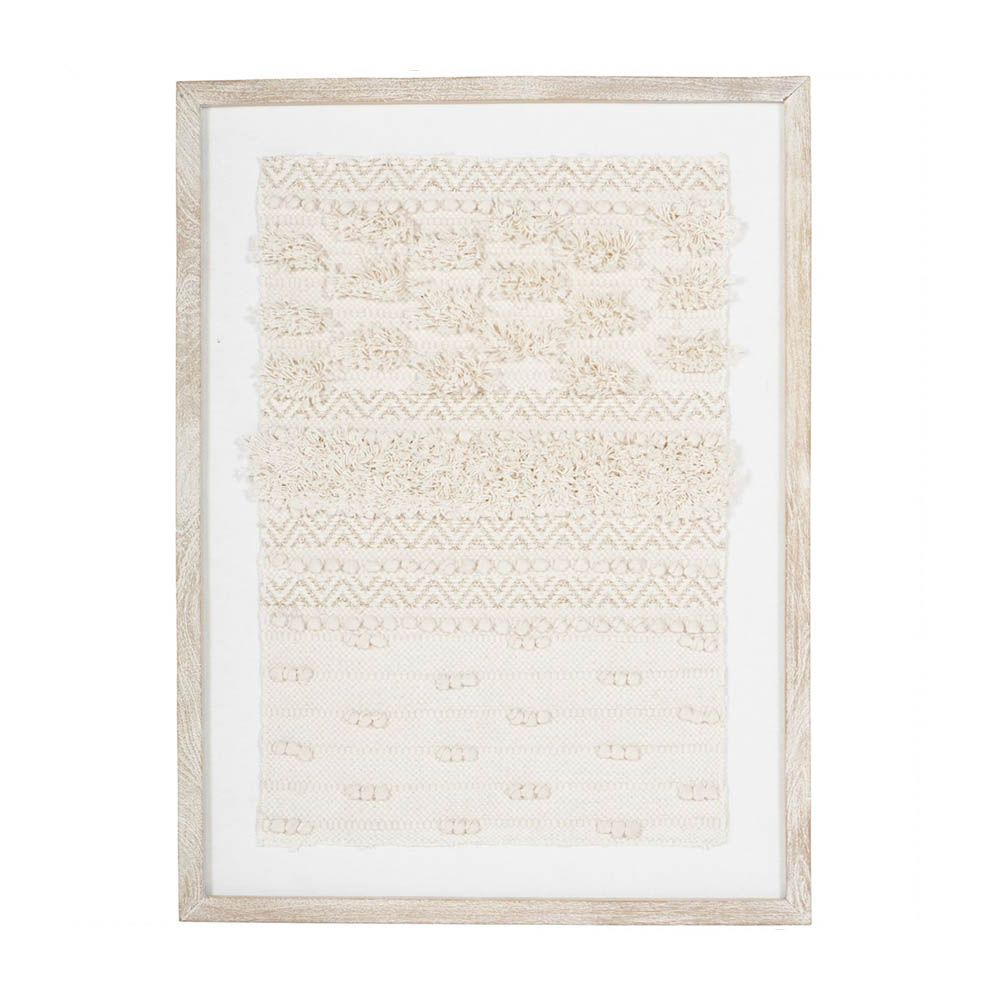 Isadora Framed Handmade Rug - Cream
