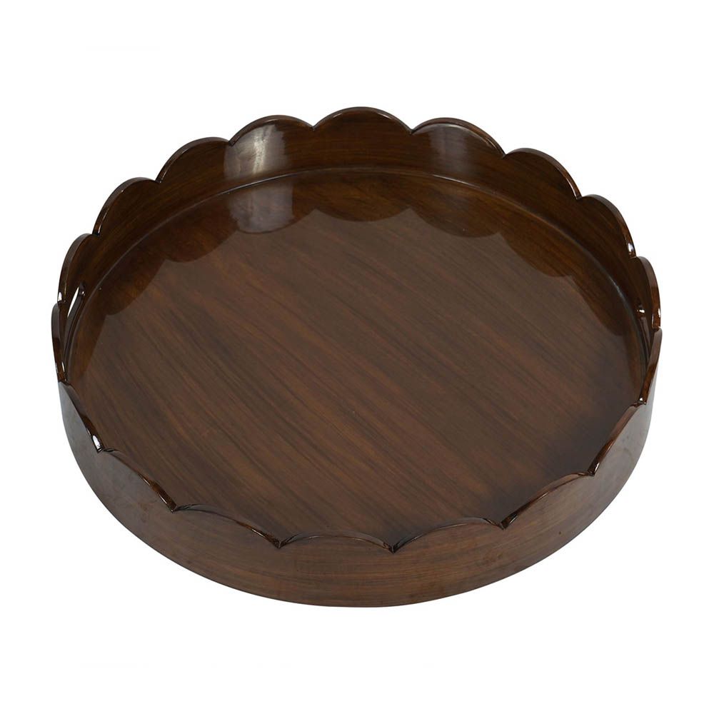 Dottie Scallop Edge Tray - Maple