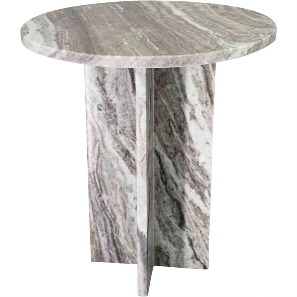 Calliope Marble Side Table