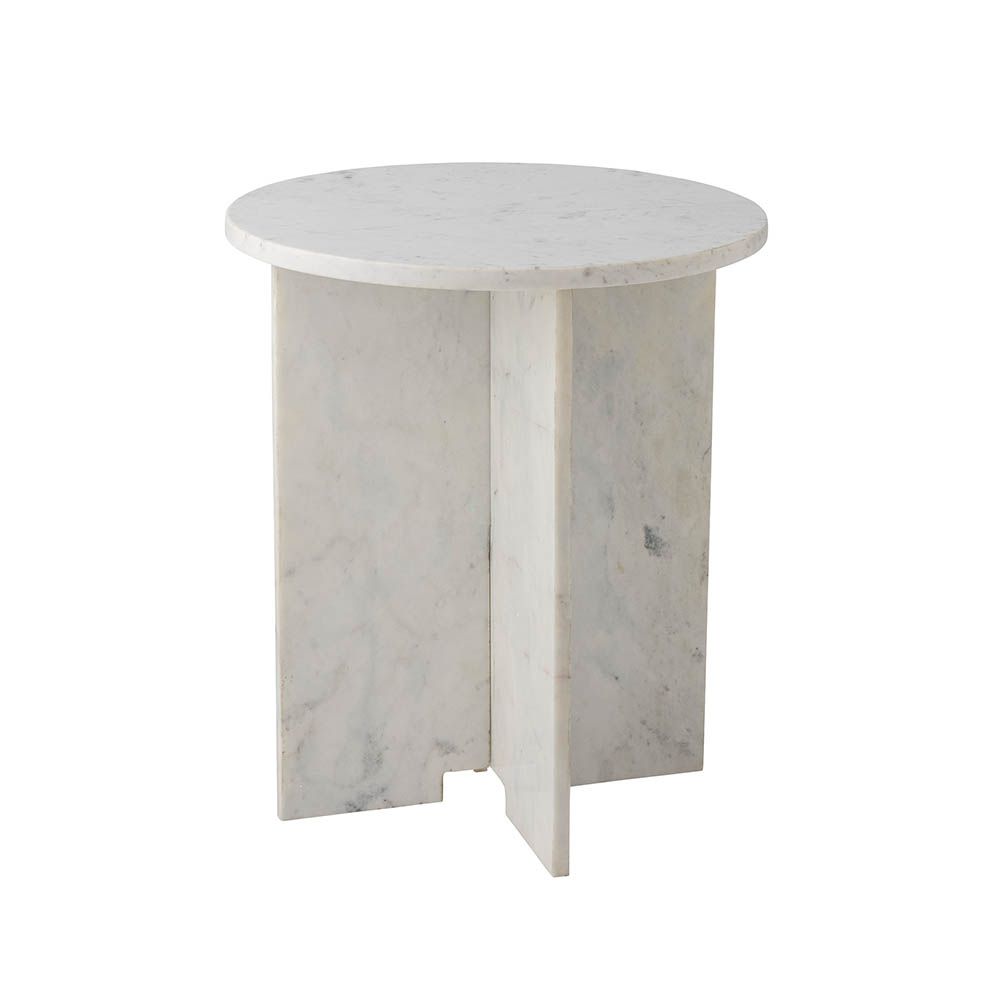 Jasmia Side Table - Brown Marble