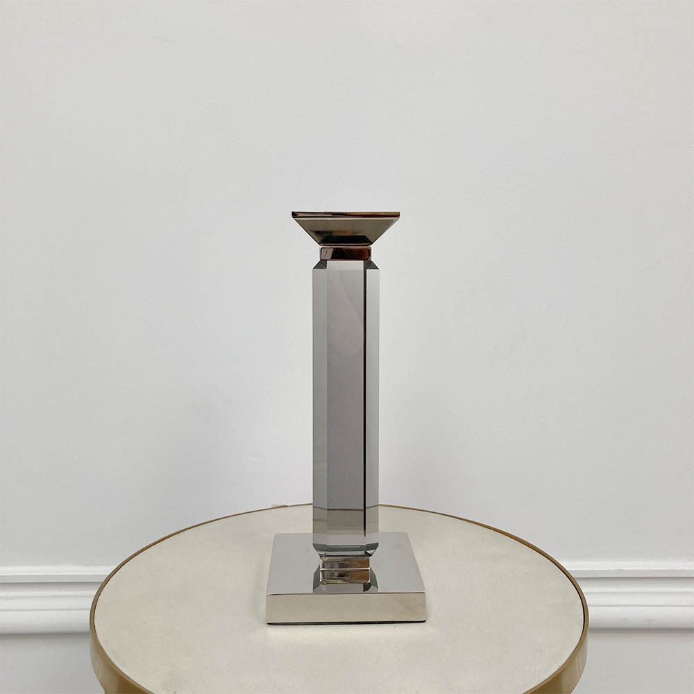 Clearance Eichholtz Livia Candle Holder - Smoke