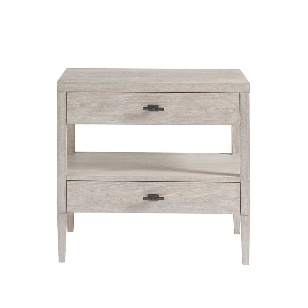 Midtown Small Two Drawer Bedside Table