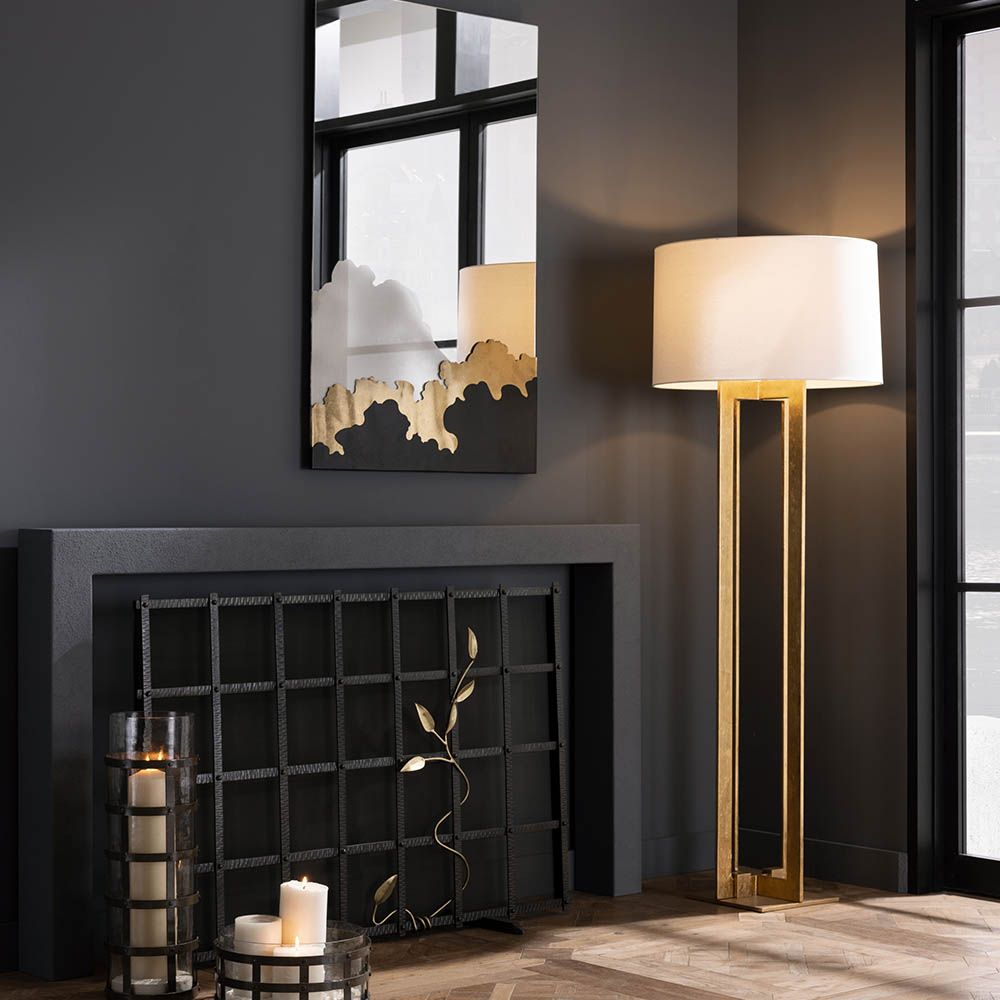 Hoyt Floor Lamp - Brass