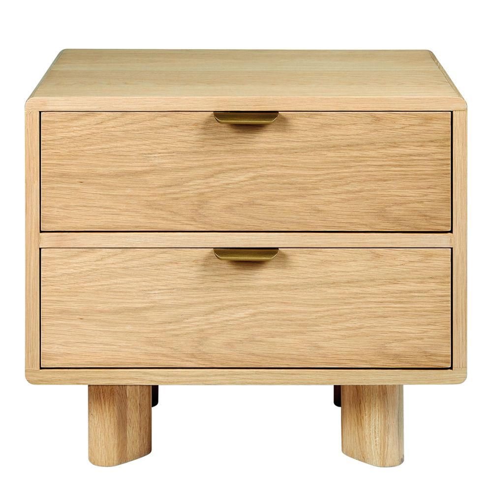 Simona Bedside Table - Light Oak