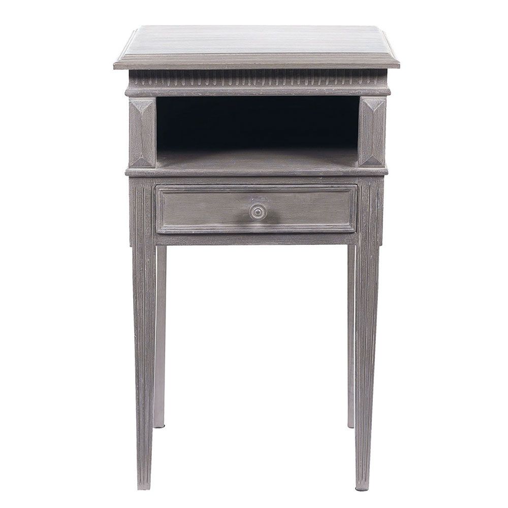 Arnaud Bedside Table - Stone