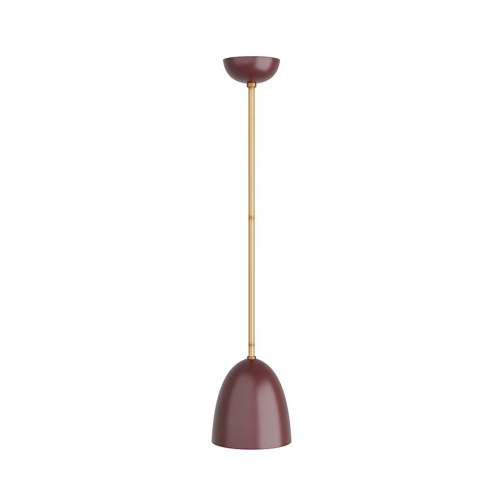 Wade Flush Mount - Burgundy