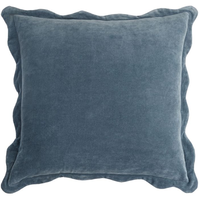 Effervescent Woven Cushion - Dusky Indigo