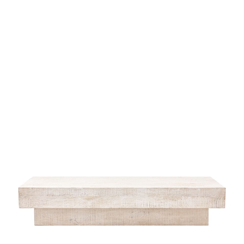 Isidora Coffee Table - White Washed