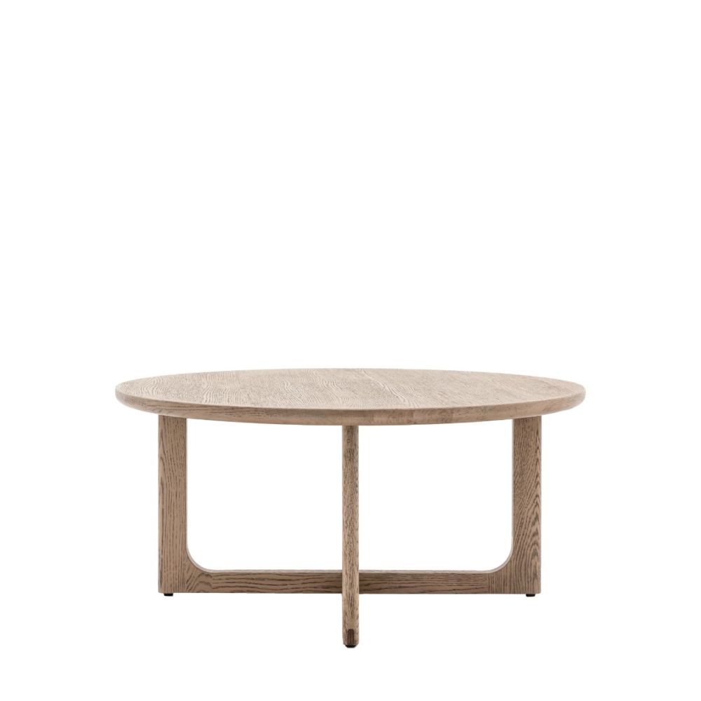 Nikko Round Coffee Table - Smoked