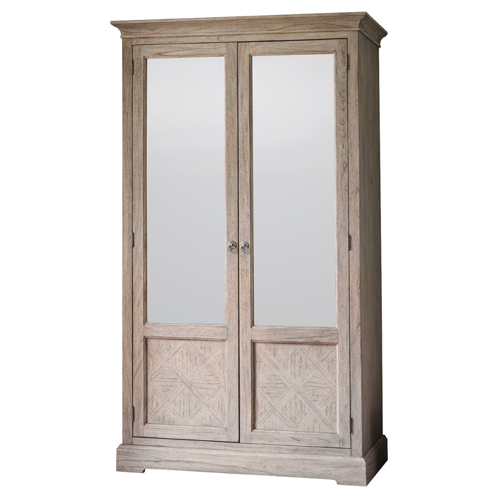 Ambrose Mirror Door Wardrobe