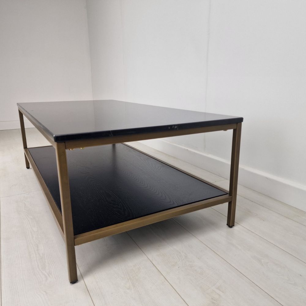 Clearance Max Coffee Table – Black Marble