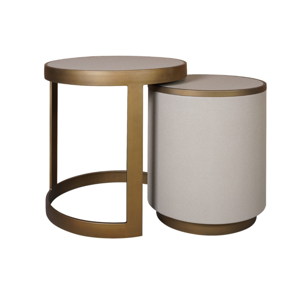 Hazlemere Shagreen Nest of Tables