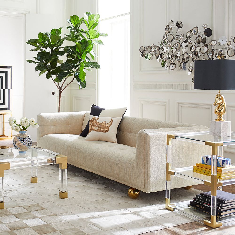 Jonathan Adler Claridge Sofa - Belfast Stone 