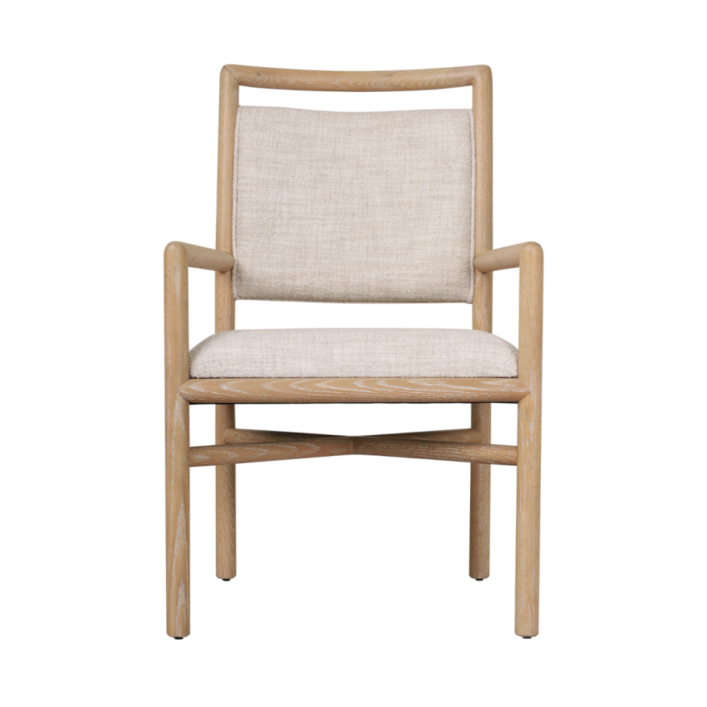 Montauk Upholstered Dining Armchair - Light