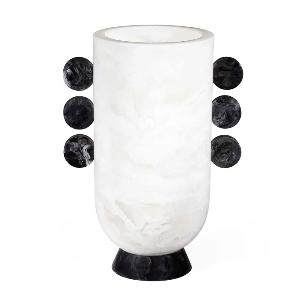 Como Black & White Disc Urn