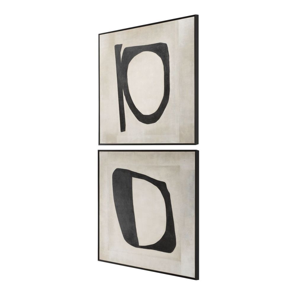 Characters Abstract Art - Set of 2