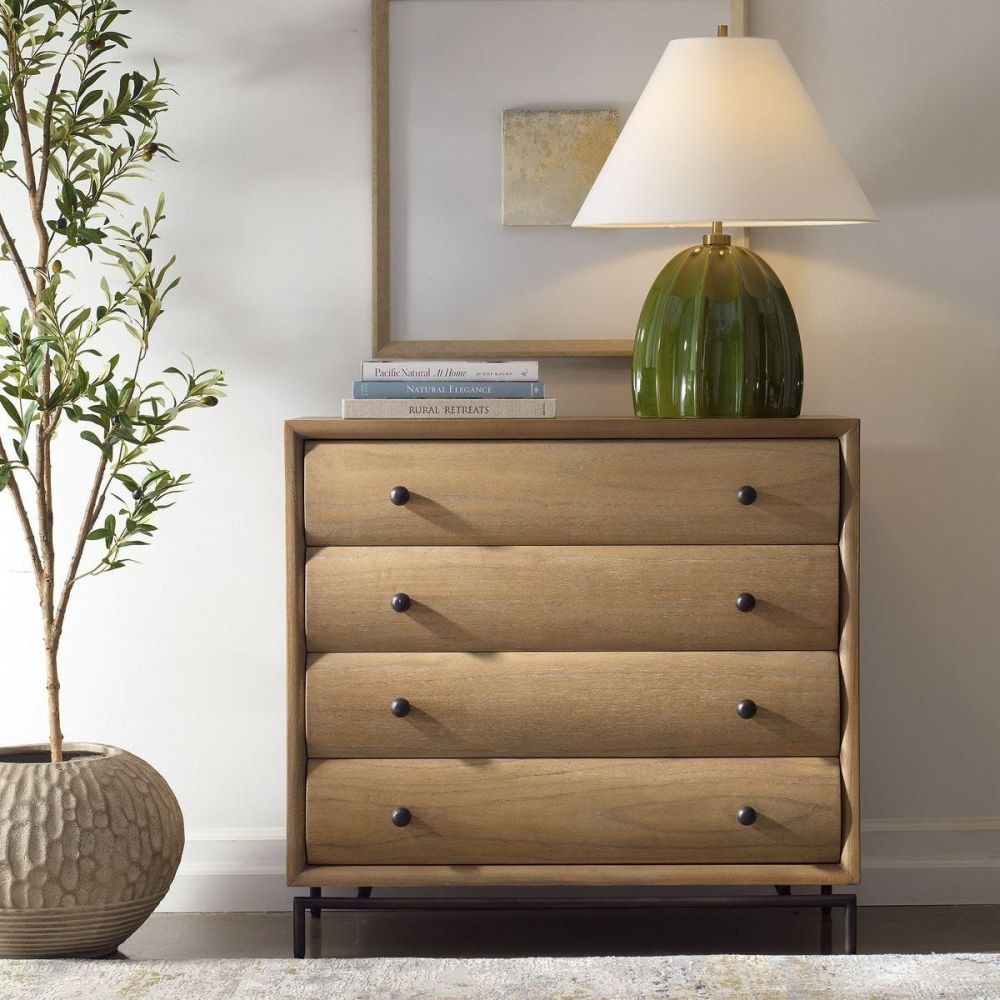 Millard Curved 4-Drawer Chest
