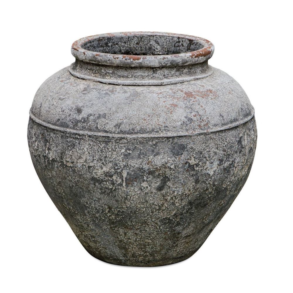 Echoes of Time Concrete Outdoor Planter