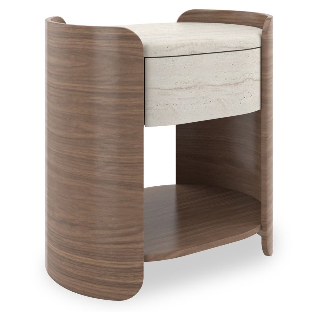 Fleur Open Bedside Table